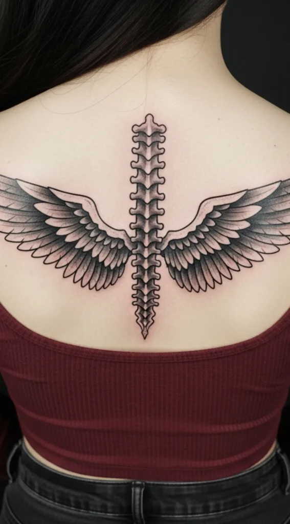 Back Wings with Spine Alignment