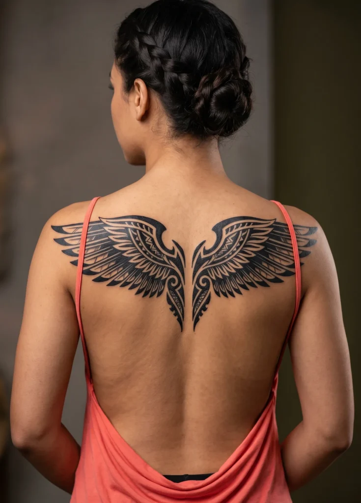 Bold Ink Back Wings Concept