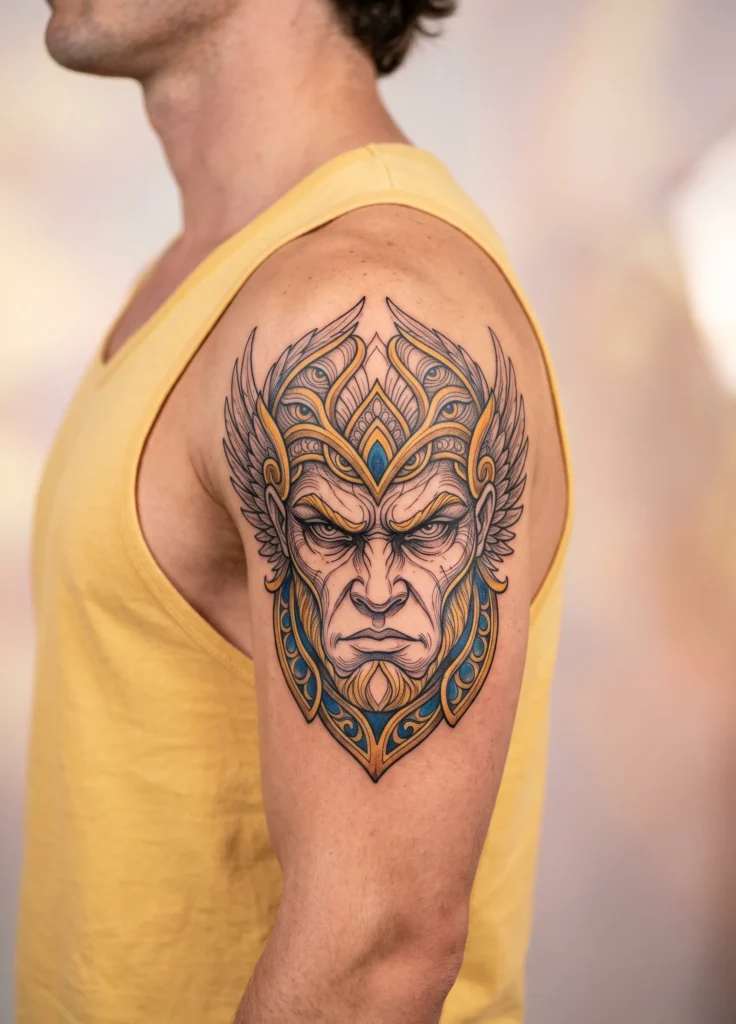 Cherubim Sacred Guardian Face