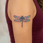 Colorful Dragonfly Tattoo Ideas