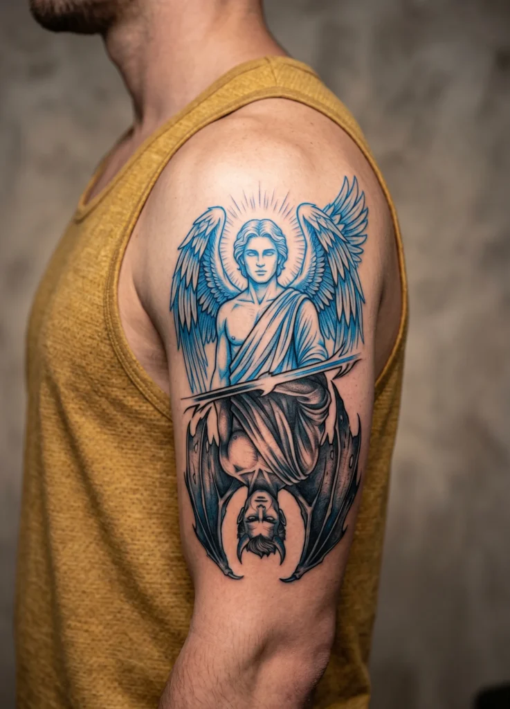 Demon Reflection in Angel Mirror 