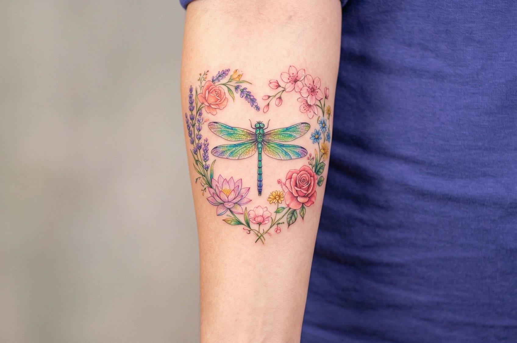 Dragonfly Heart Tattoo Ideas