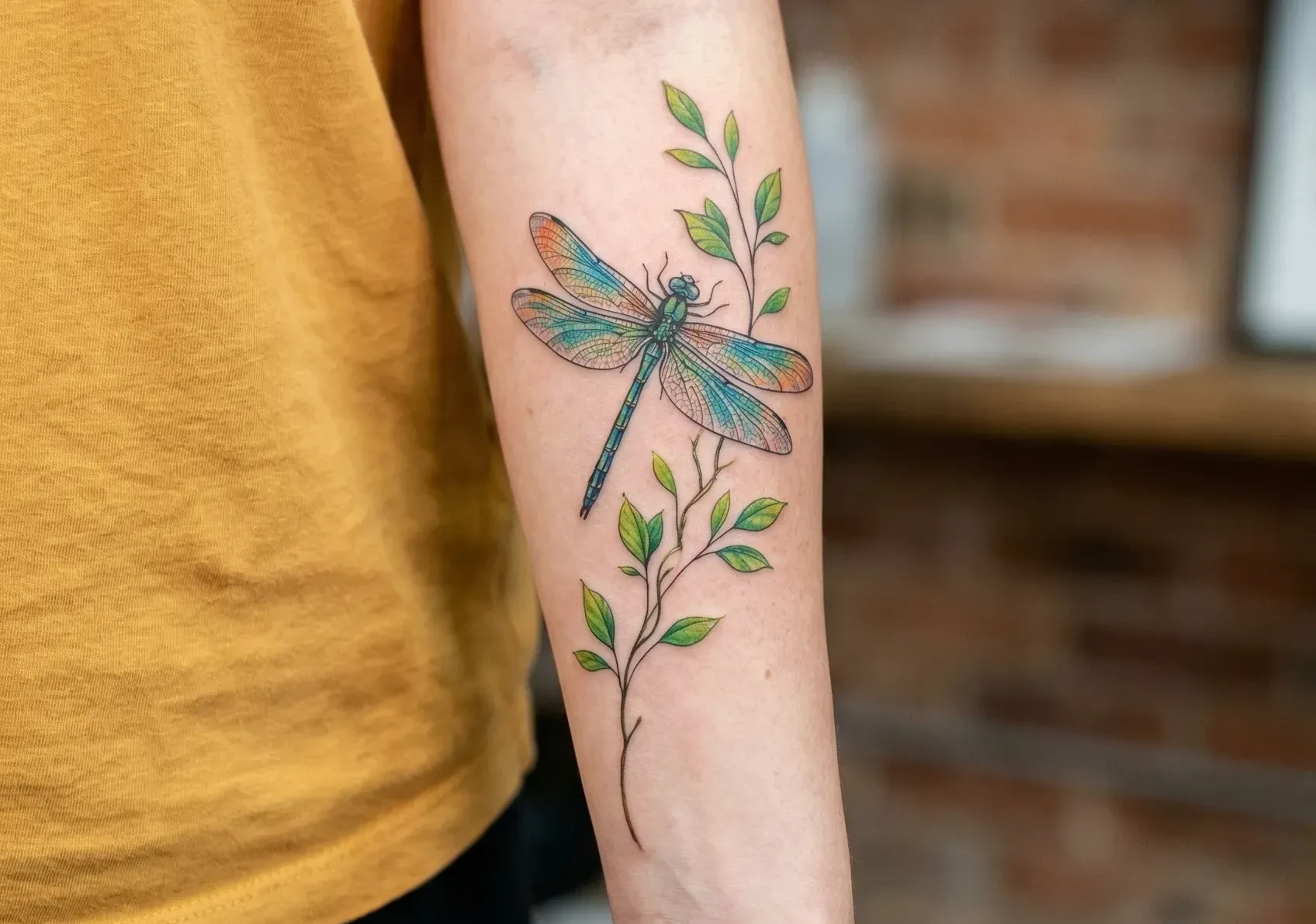 Dragonfly Tattoo Forearm Ideas