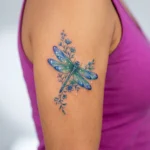 Dragonfly and star tattoo ideas