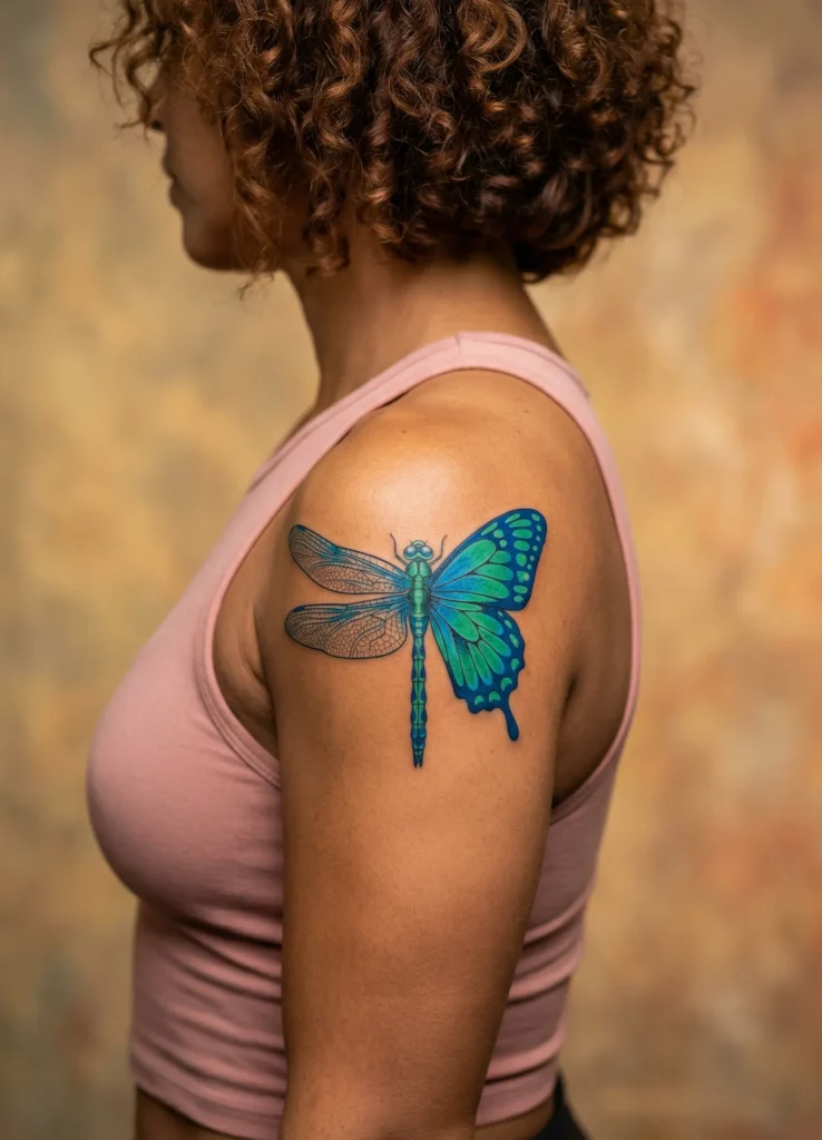 Dragonfly with Butterfly Hybrid Design