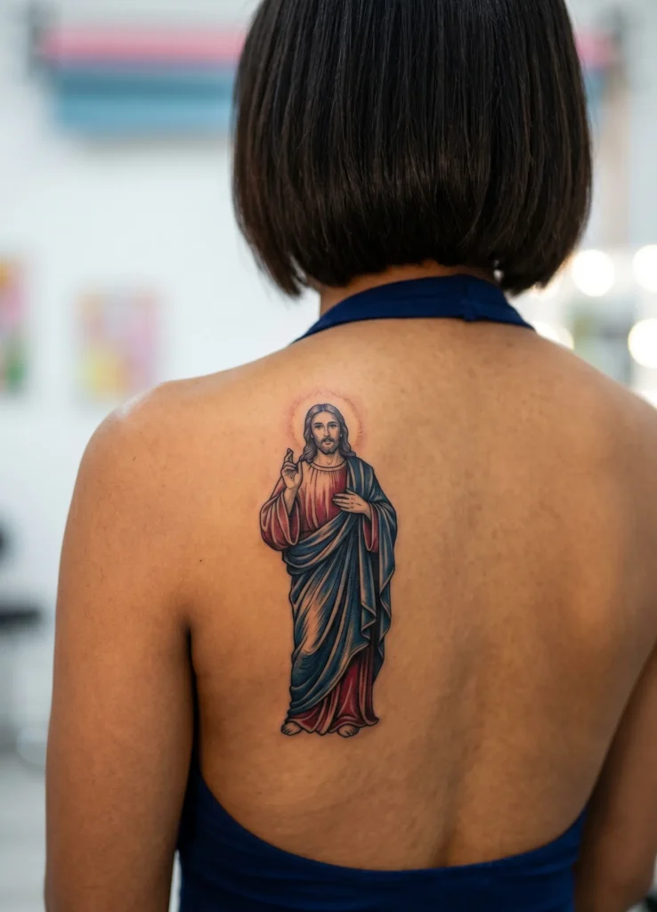 Gentle Jesus Blessing Pose