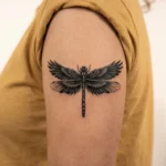 Gothic Dragonfly Tattoo Ideas