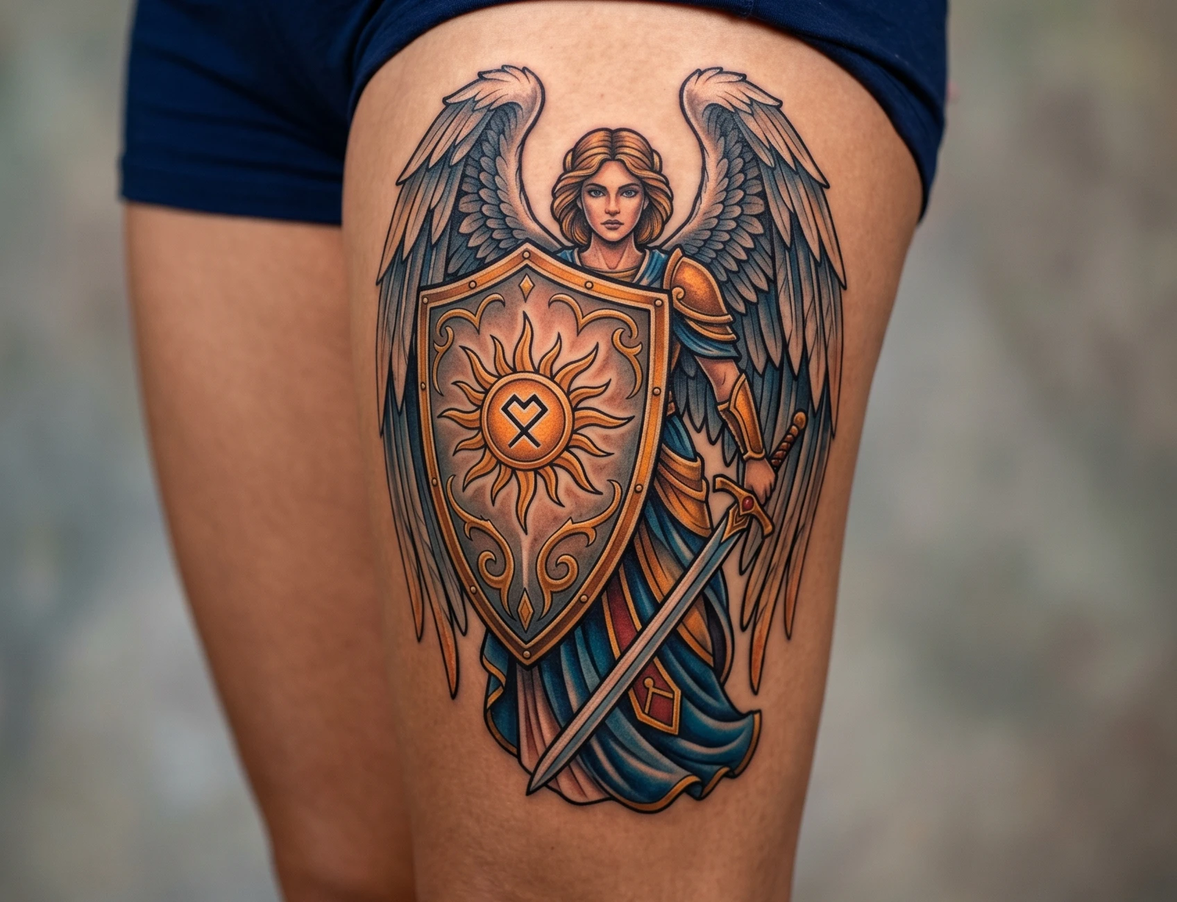 Guardian Angel Tattoos for Women