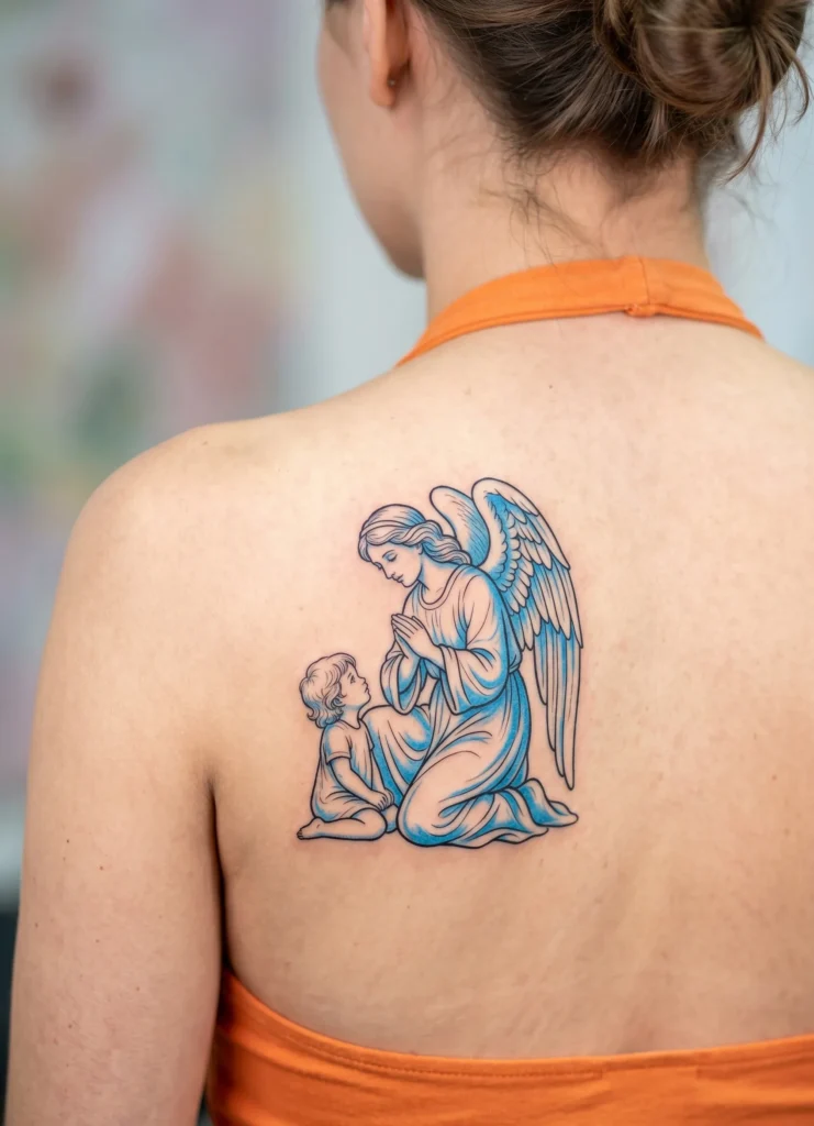 Guardian Angel with Child