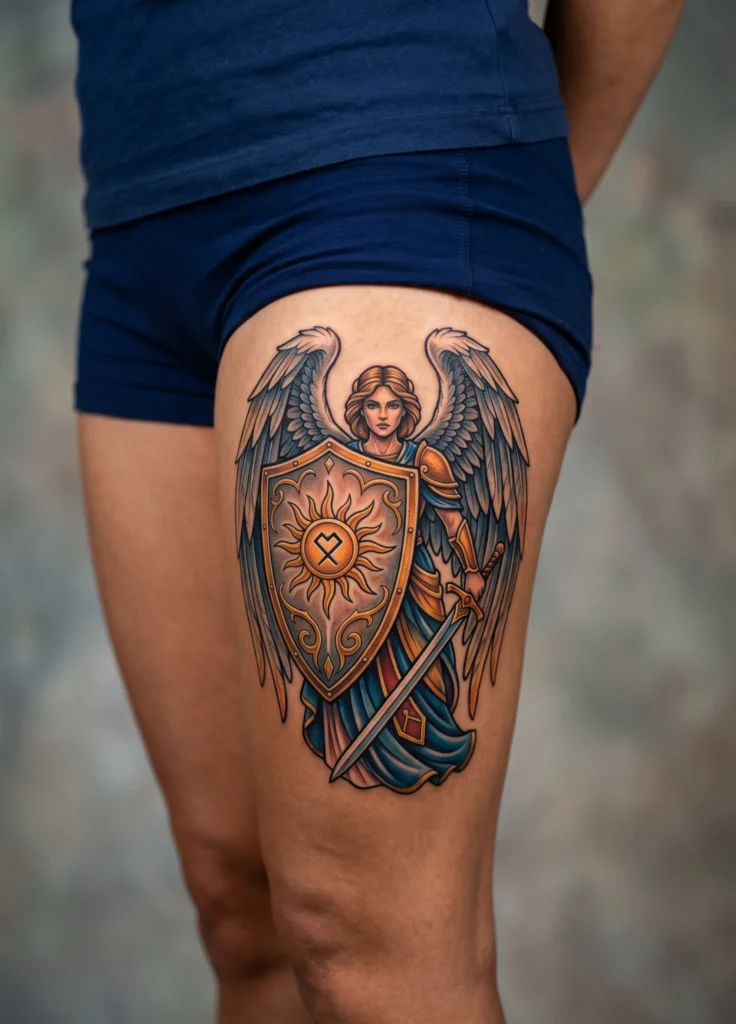Guardian Angel with Shield