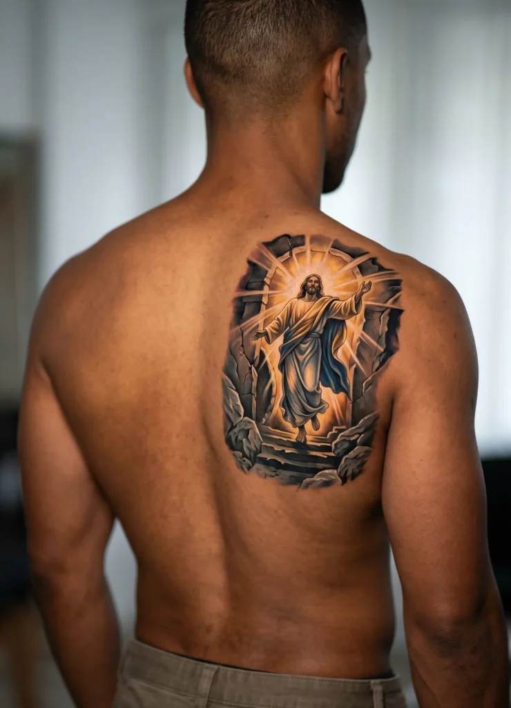 Jesus Rising from Tomb