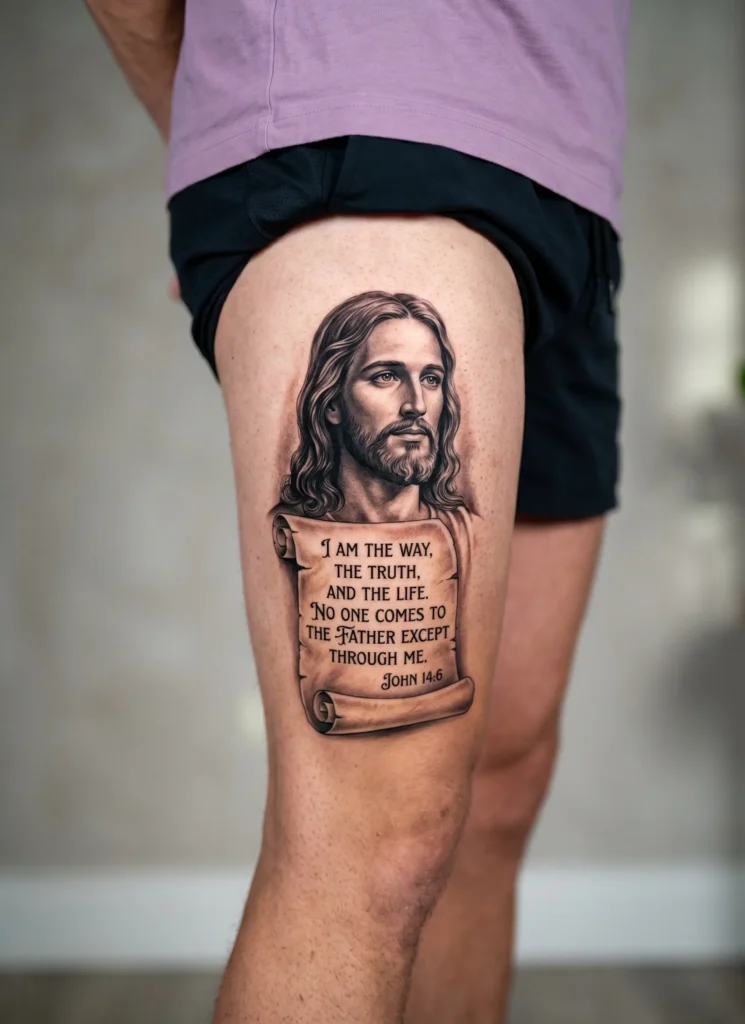 Jesus with Scripture Scroll