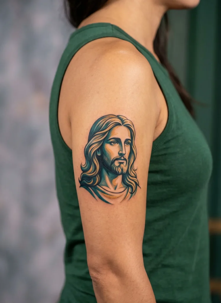 Jesus with Soft Flowing Hair