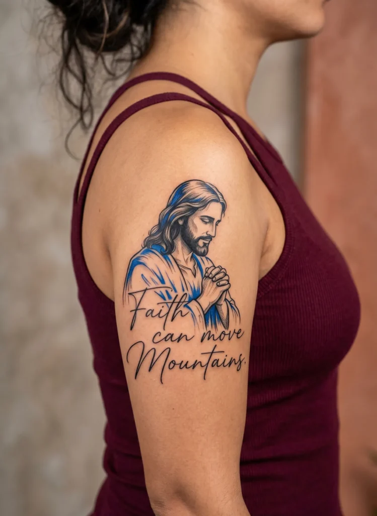 Jesus with Subtle Script Verse