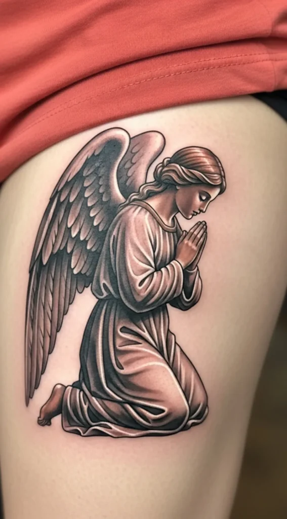 Kneeling Guardian Angel Prayer