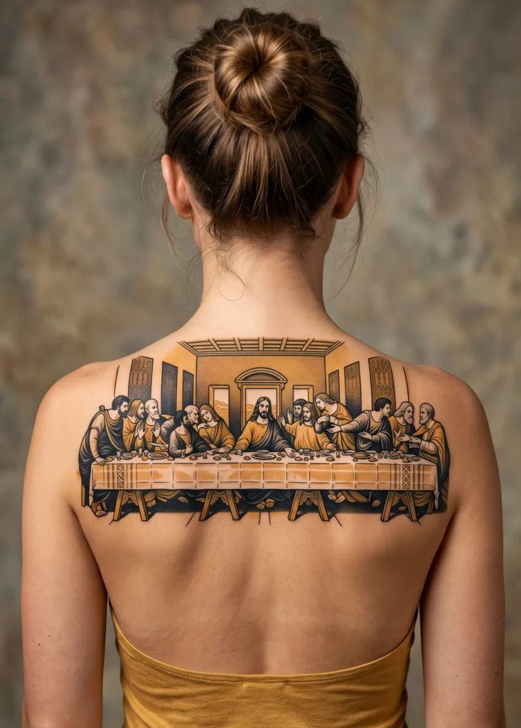 Last Supper Scene Tattoo