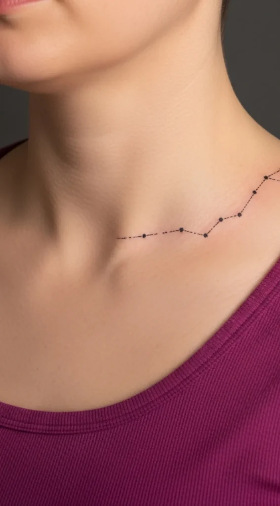 Minimal Constellation Along Collarbone