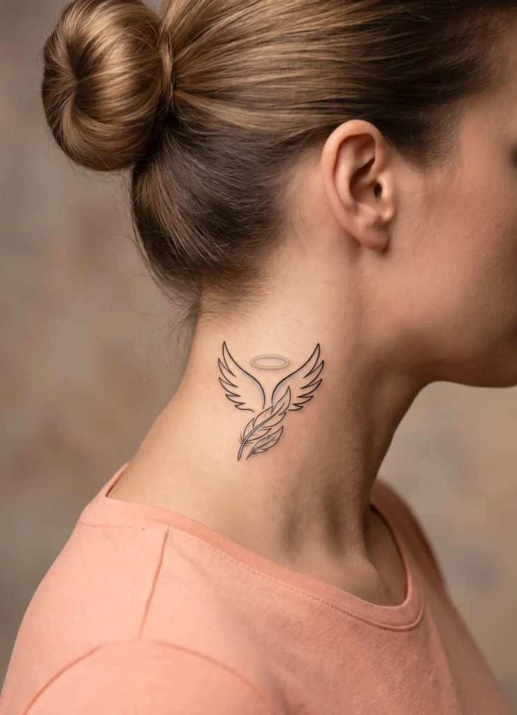 Minimal Guardian Angel Symbol