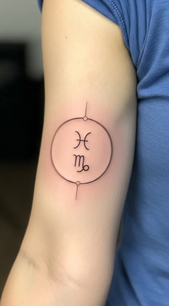 Minimal Zodiac Circle on Inner Arm