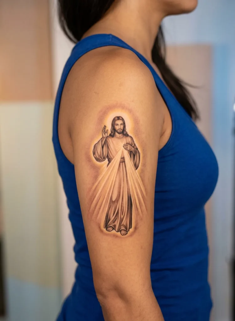 Peaceful Jesus Aura Glow