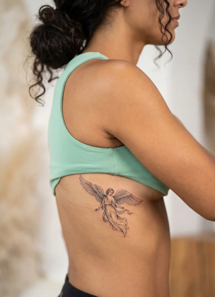 Ribcage Flying Angel (Medium Size, Elegant)