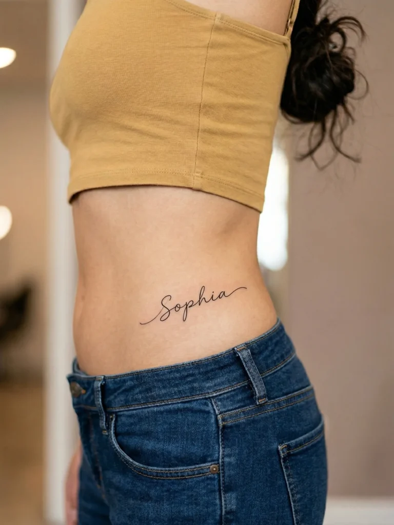 Small Quote on Upper Hip