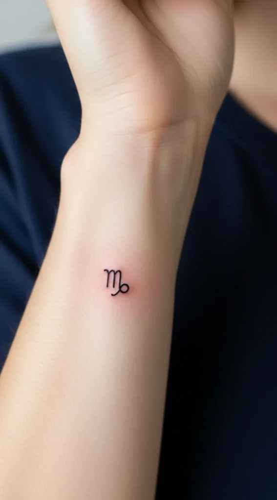 Tiny Zodiac on Wrist Side