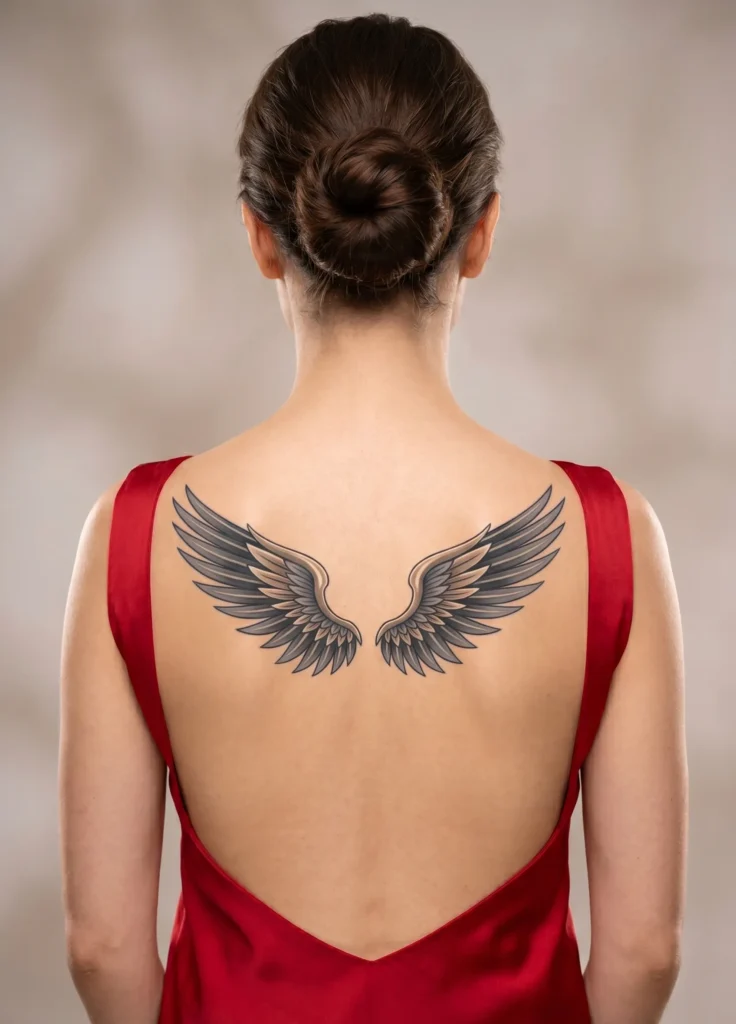 Upper Back Wings Shoulder Blades
