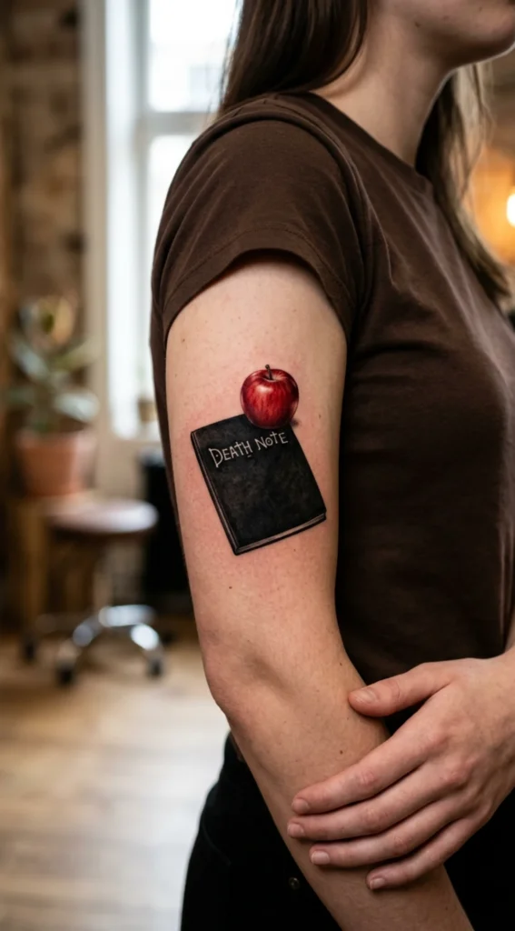 Apple and Death Note Symbolic Combo