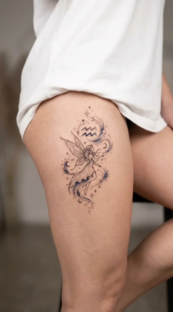 Aquarius Fairy Cosmic Aura