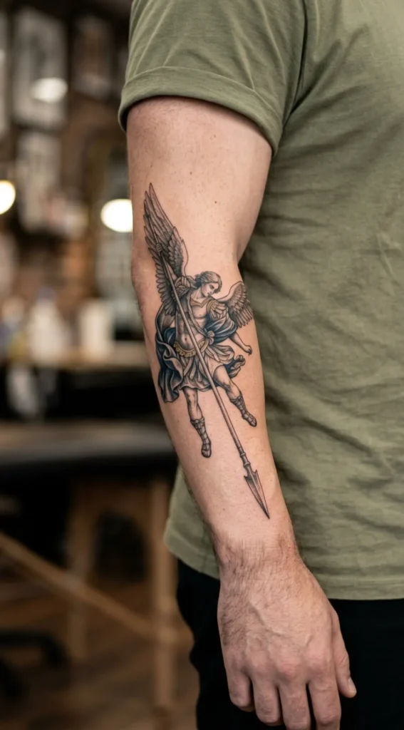 Archangel Spear Attack Forearm Design