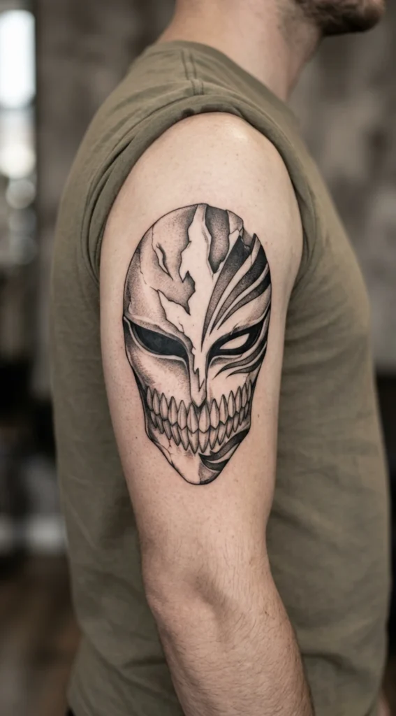Bleach Hollow Mask Shading Design