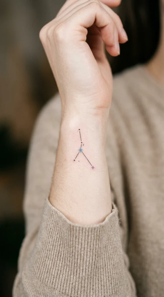 Cancer Constellation with Stars