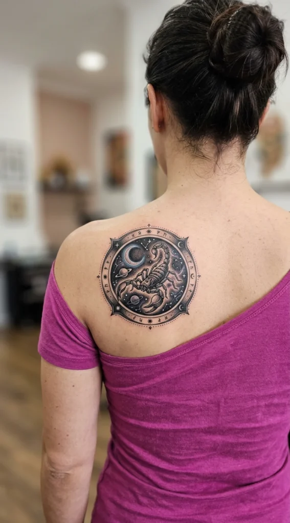 Dark Celestial Scorpio Portal Design