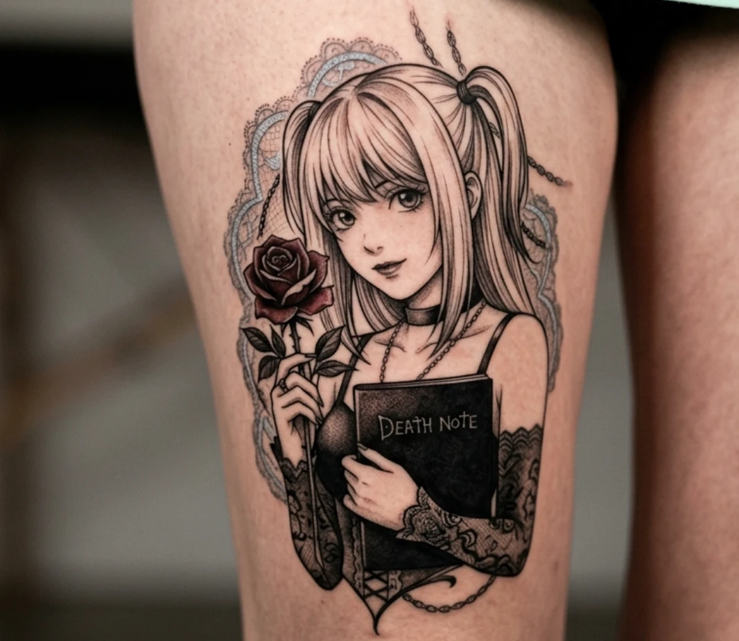 Death Note Anime Tattoo Ideas