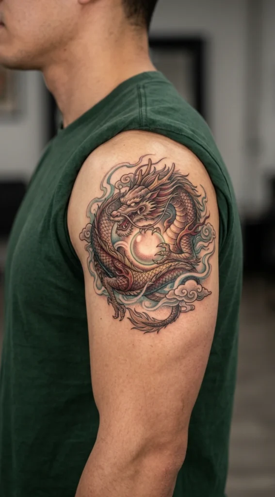 Dragon Guarding Orb or Pearl