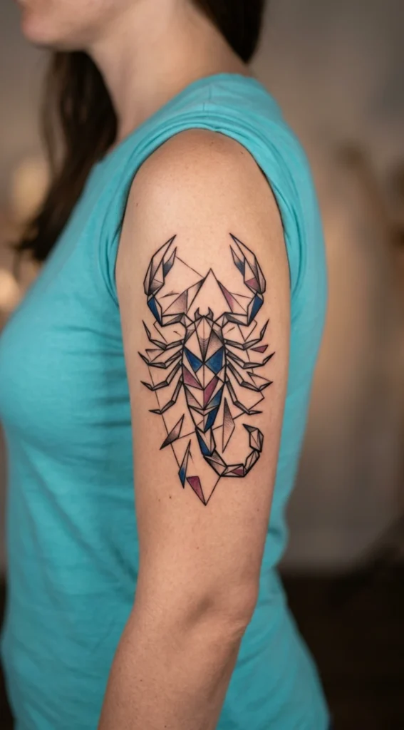 Geometric Fractured Zodiac Style