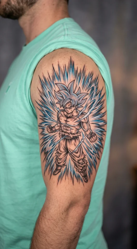 Goku Aura Energy Burst Form
