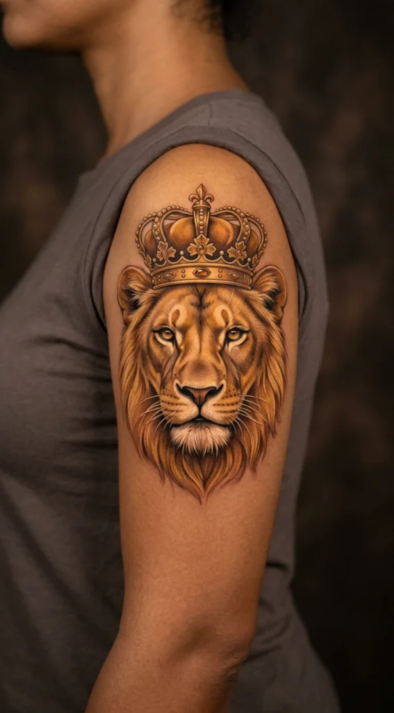 Golden Style Lion Queen Concept
