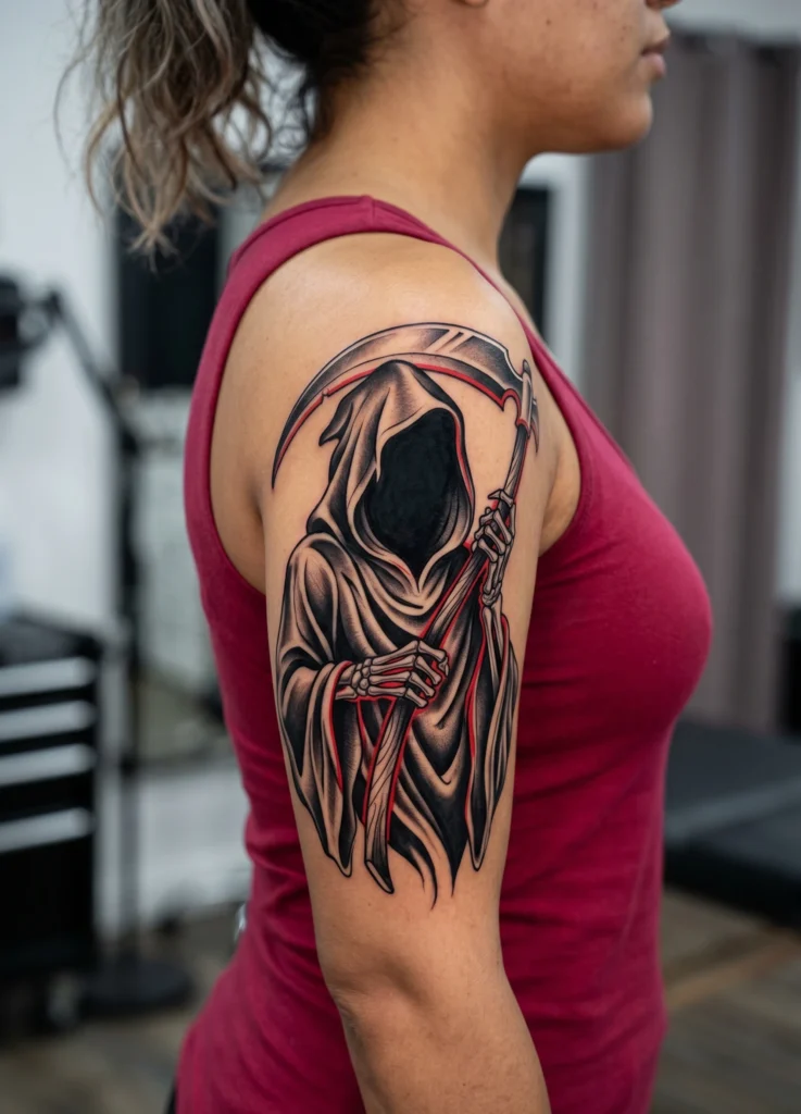 Grim Reaper Cloak Figure
