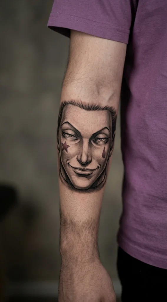 Hisoka Smile Close-Up Dark Realism