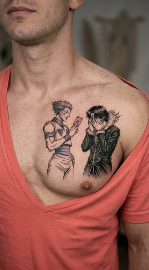 Hisoka vs Chrollo Battle Composition