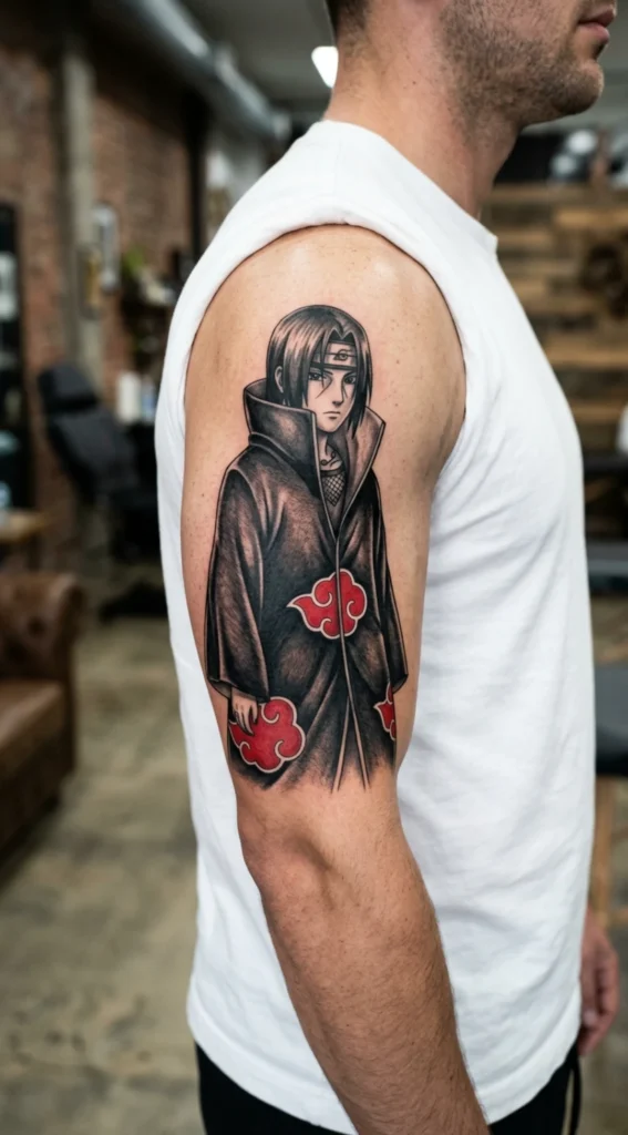 Itachi Akatsuki Cloak Design