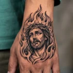 Jesus Hand Tattoo Design