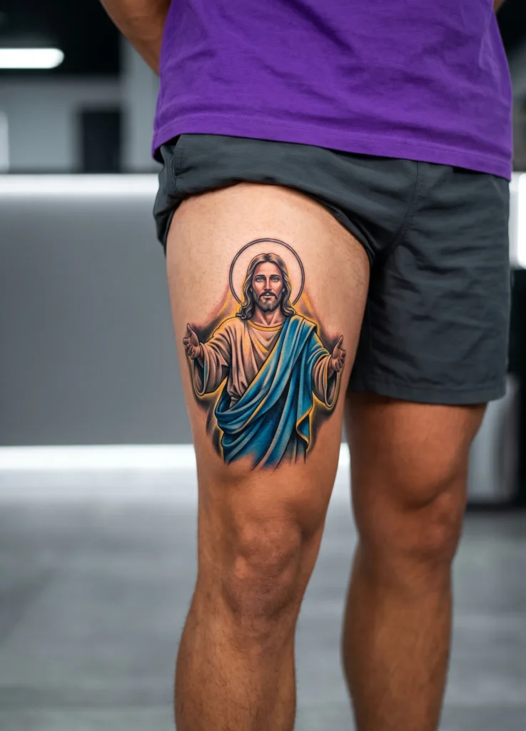 Jesus with Outstretched Arms Realism