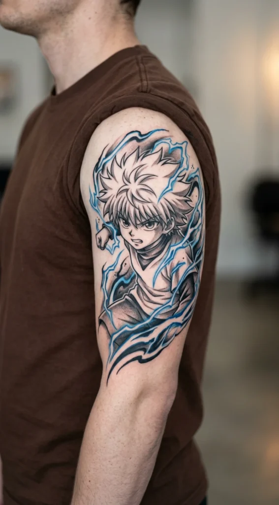 Killua Godspeed Electric Aura Flow