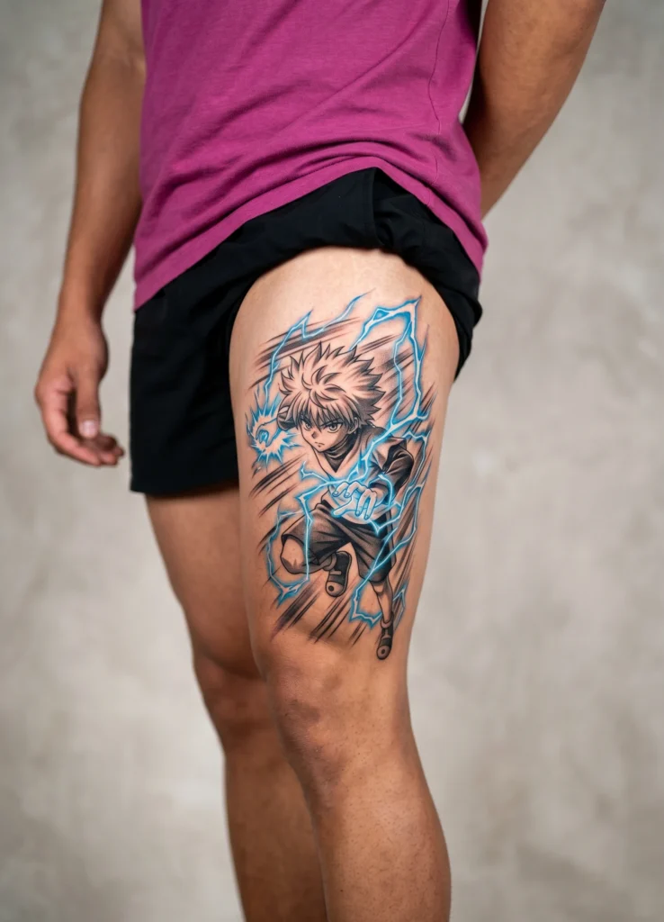 Killua Lightning Speed Attack Pose