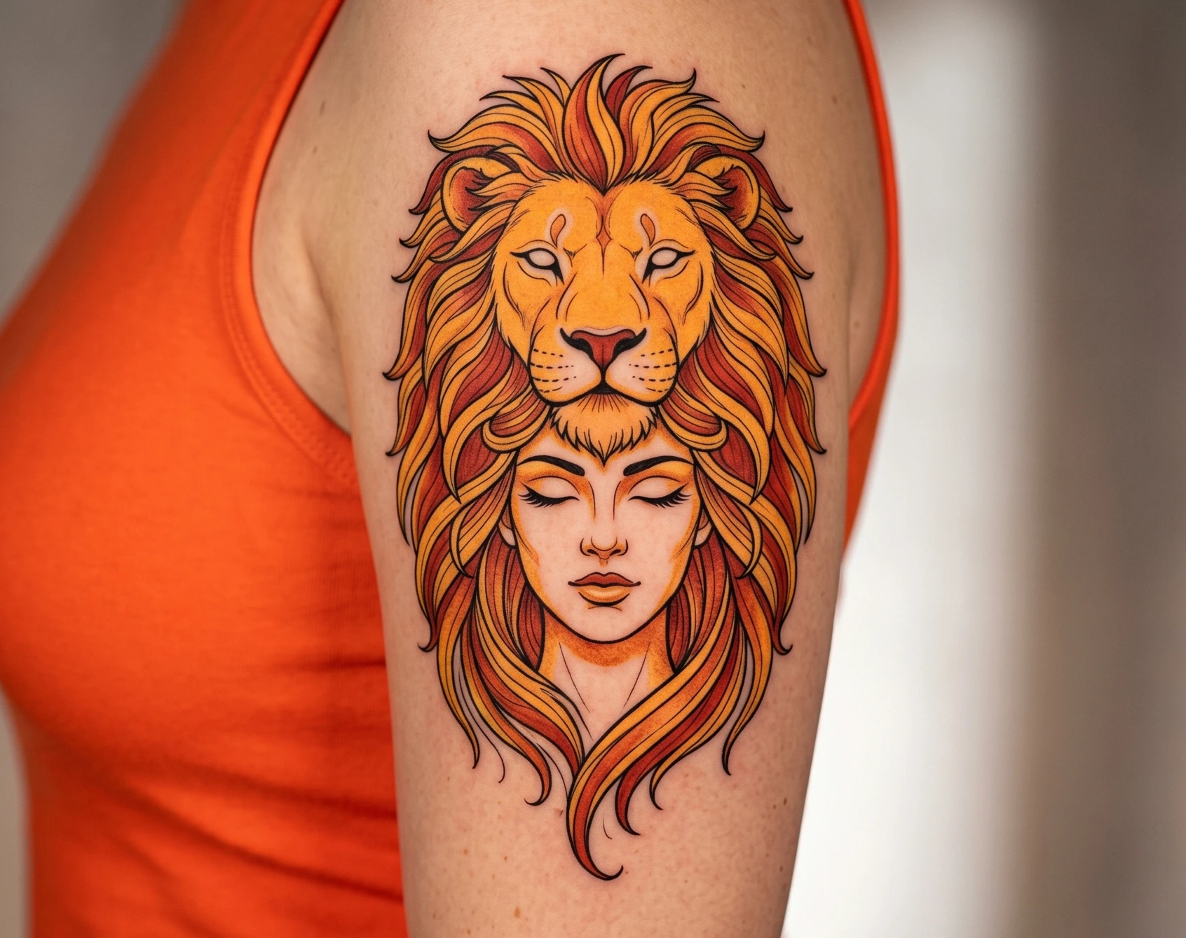 Leo Zodiac Tattoos for Women