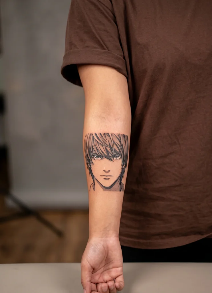 Light Yagami Intense CloseUp Face