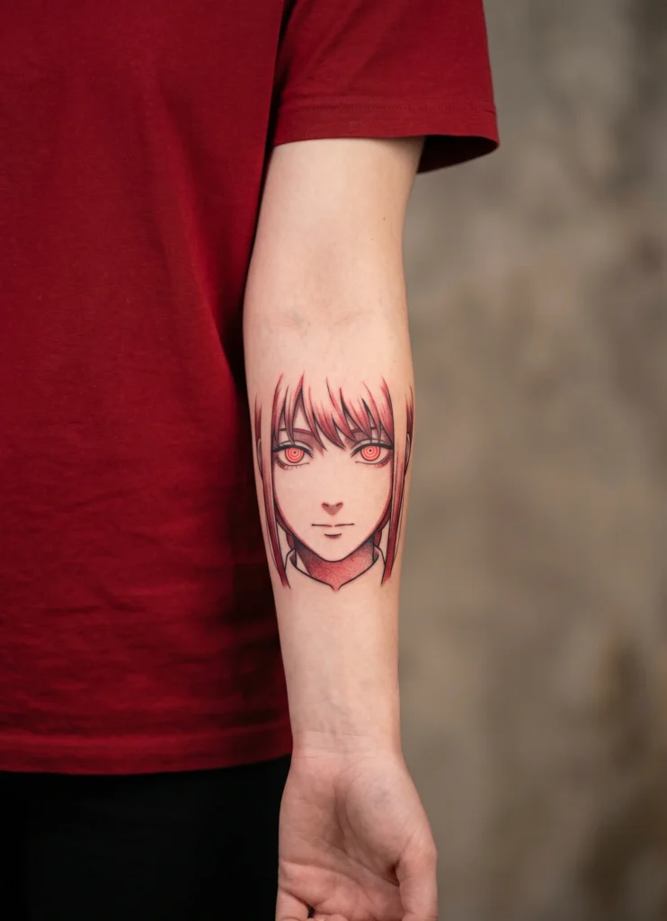 Makima Chainsaw Man Intense Portrait